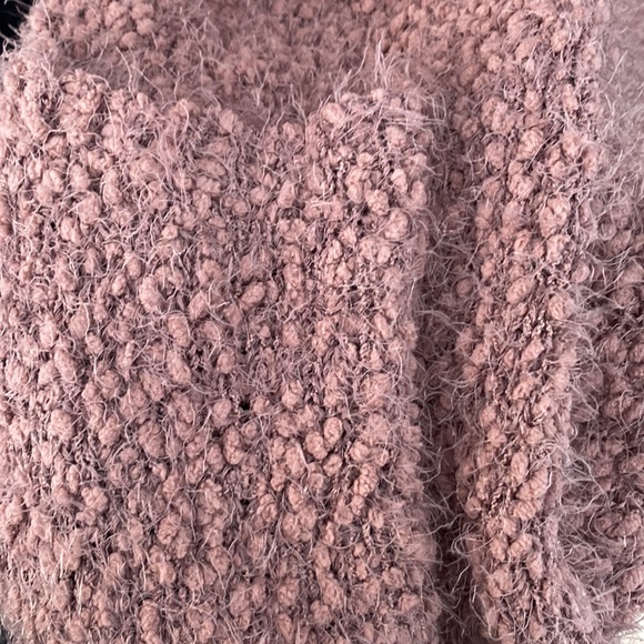 Pink Eyelash Pocket Cardigan - Picture 5 of 8